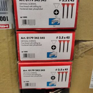 Bandad gipsskruv med borrspets, 3.5x45