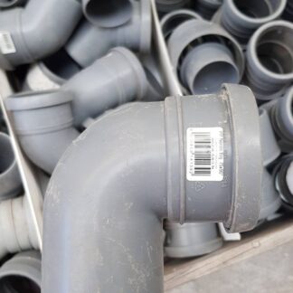 Avloppsrör, böj 75/90°