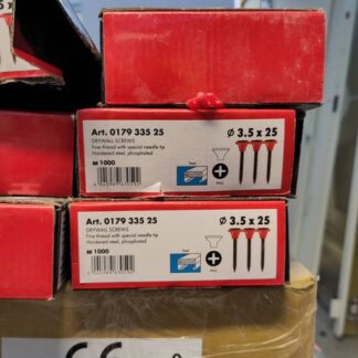 Bandad gipsskruv med nålspets, 3.5x25